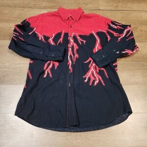 Vintage Brooks N Dunn Panhandle Lighting Western Shirt Size 17-33